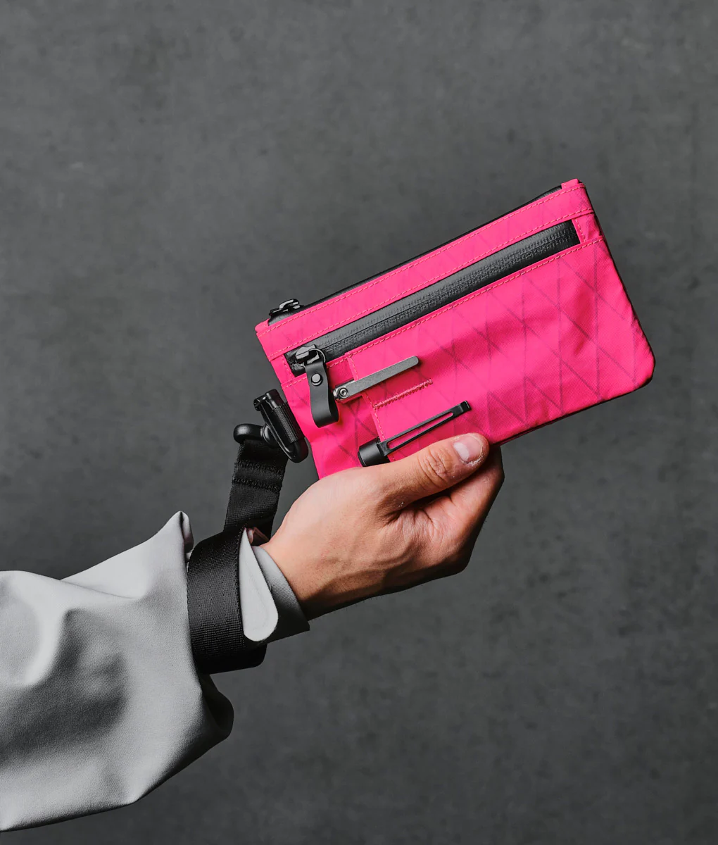 Zip Clutch - Hot Pink RVX20 - Image 12