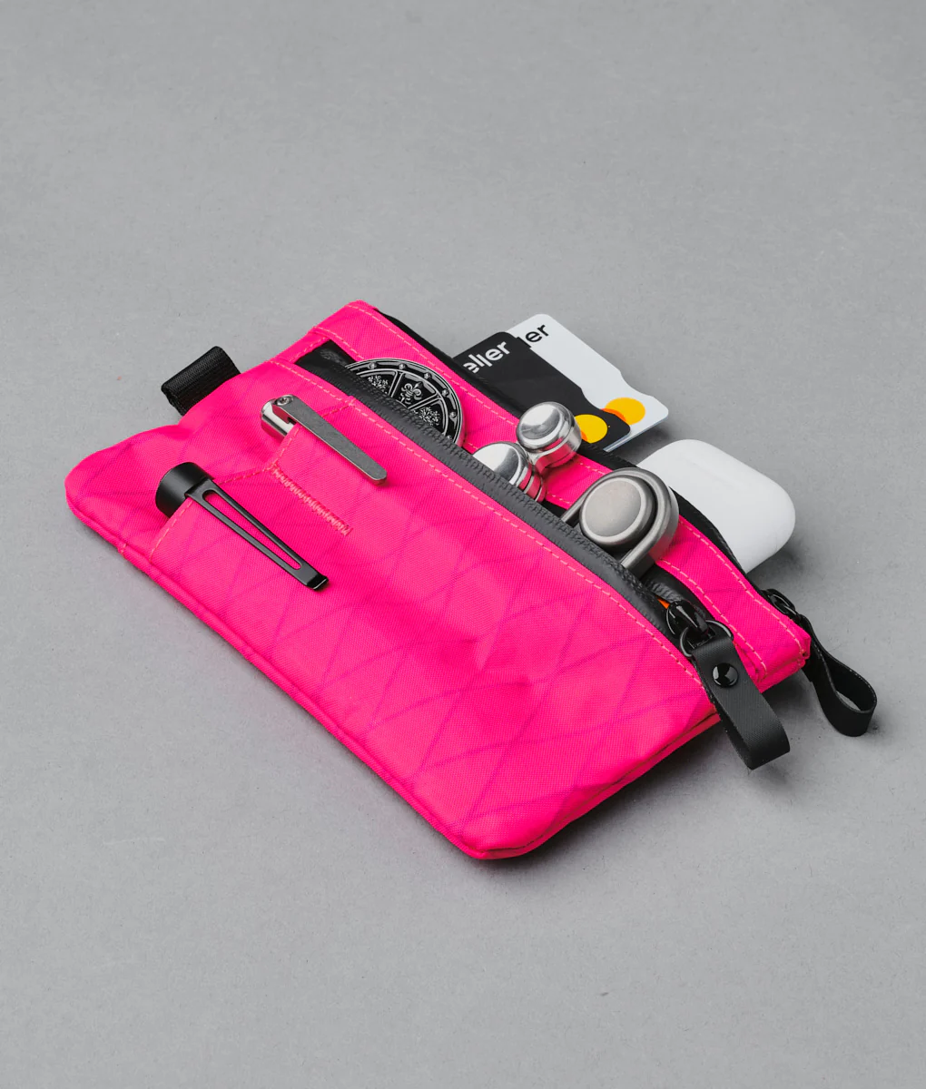 Zip Clutch - Hot Pink RVX20 - Image 2