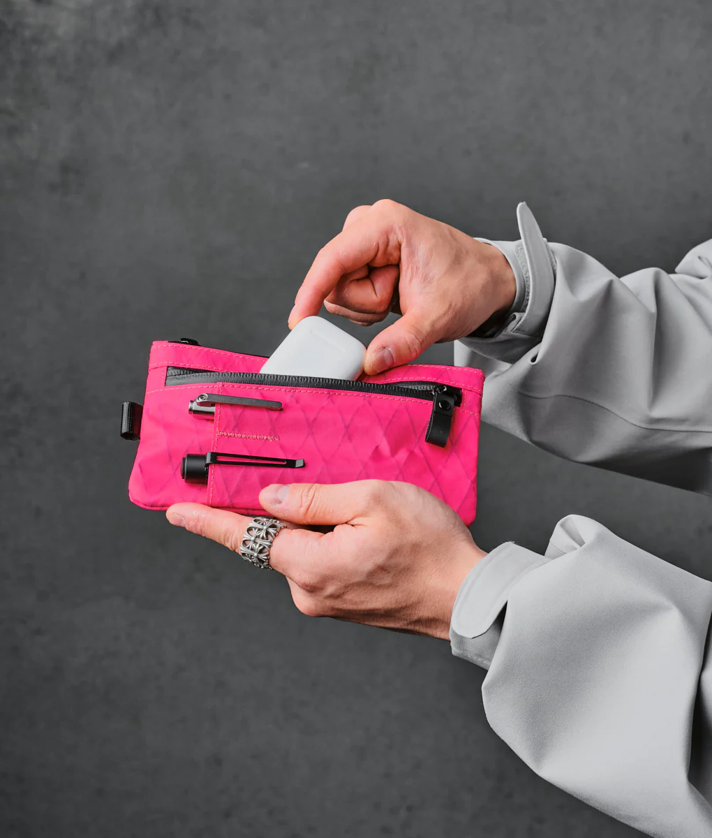 Zip Clutch - Hot Pink RVX20 - Image 6